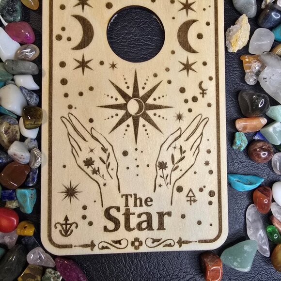 The Star Tarot Card Crystal Sphere Stand - Picture 3 of 6